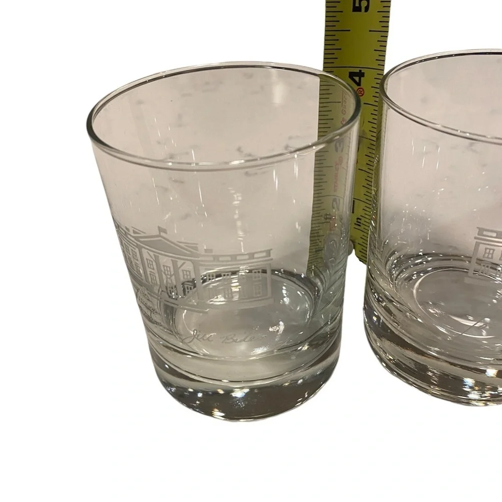 President Joe & Jill Biden Old-Fashion Lowball Whiskey Rock Glass. Set of two